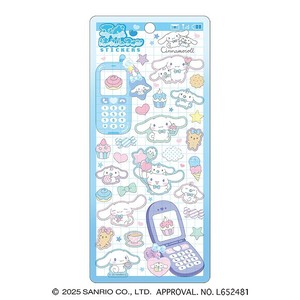 ■2025SS　新作■　サンリオキャラクターズ　平成はっぴーフォンステッカー　シナモロール
