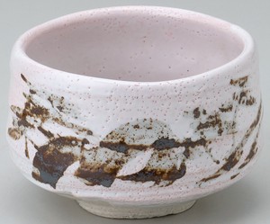 Japanese Teacup Gift Sakura Shino Fuka Matcha Bowl