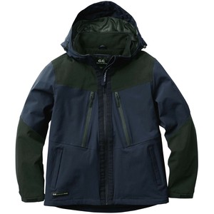 桑和 0284-00 防水防寒ブルゾン 3Lサイズ ネイビー(1) G.G.