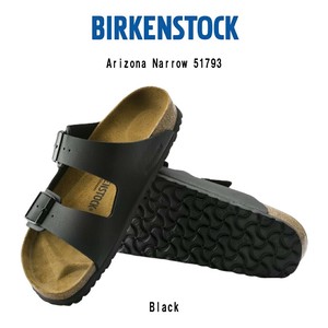BIRKENSTOCK(ビルケンシュトック)アリゾナ ストラップ サンダル ナロー 幅狭 黒 ユニセックス 51793