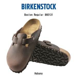 BIRKENSTOCK(ビルケンシュトック)ボストン クロッグ サボ サンダル レザー ブラウン ユニセックス 860131