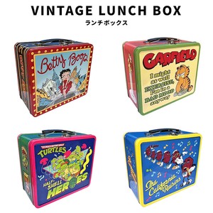 VINTAGE LUNCH BOX  ランチボックス お弁当箱 収納ボックス 小物収納 Betty Boop GARFIELD おもちゃ入れ