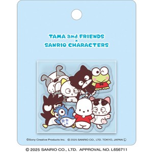 チアフルコレクトステッカー タマ＆フレンズ×サンリオキャラクターズ