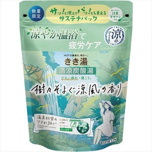 きき湯清涼炭酸湯　樹々そよぐ涼風の香り 【入浴剤】