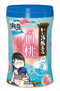 いい湯旅立ちボトル　納涼にごり湯　白桃の香り 【入浴剤】