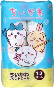 【アミューズメント景品不可】ちいかわ　12ロールダブル 【トイレットペーパー】