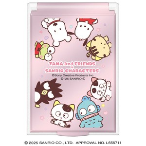 Sサイズミラー タマ＆フレンズ×サンリオキャラクターズ