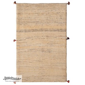 ギャッベ ペルシャ イラン オーガニックウール 絨毯 ラグ 玄関マットLL（約75×120cm）G1667　83×128cm