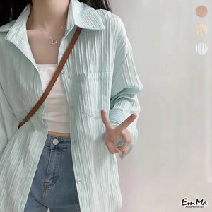 サマーカラーシャツ 薄手 紫外線対策 長袖 カジュアル 夏 【2025SS】EH1690