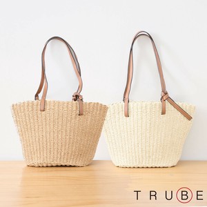 レザー調ハンドルショルダーかごバッグ(C39-389)EC