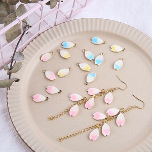 デコパーツ　デコグッズ　DIY メタルチャーム　ペンダント 桜 イヤリング　アクセサリー材料　手芸 パーツ