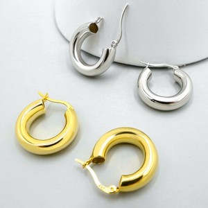 イヤリング 18k 　ピアス S925ポスト　ピアス アレルギー　シルバー925 ピアス