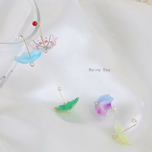傘チャーム 樹脂 アンブレラ アクリルチャーム アクセサリーパーツ 可愛い ハンドメイド 梅雨 デコパーツ