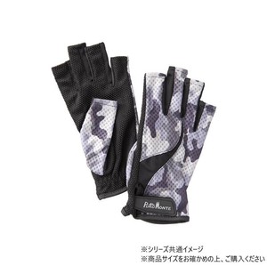 プロモンテ UVケアートレッキンググローブフィンガーレス GB058U Mサイズ ホワイトカモ