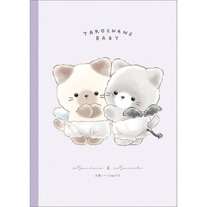 ■2025SS　新作■　たろちゃんず　方眼ノート　にゃんたろずベビー