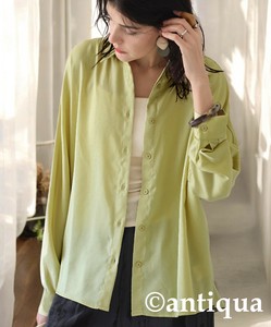 [antiqua] Button Shirt/Blouse Ladies fashion