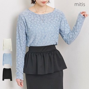 【SDギャザリング】花柄シアークルーネックロンT SS