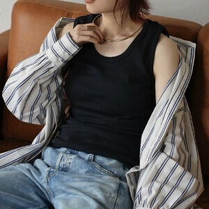 [SD Gathering] Tank Round Neck Cotton