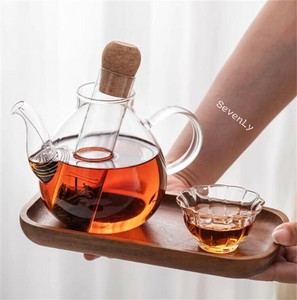 ＜SALE＞フィルター付き一人用コンパクト茶器 ティーポット 耐熱ガラス「2025新作」