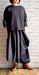 Skirt One size fits all Waist Cotton Made in Japan