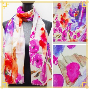 Stole Flower Print Floral Pattern [S/S NEW]