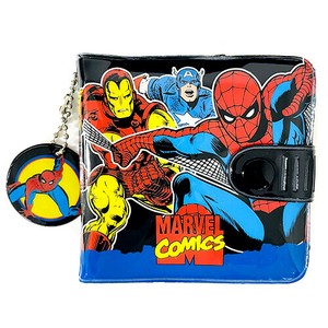 スパイダーマン ビニール 財布 ( 後ろにアベンジャーズ )