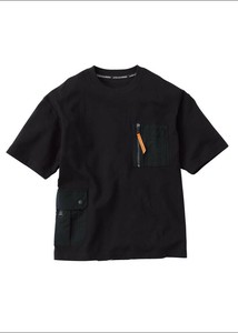 桑和 1305-53 半袖Tシャツ Mサイズ ブラック(4) G.G.