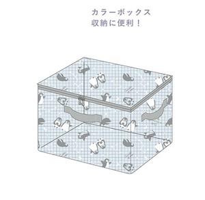 クリア収納ボックス　Mサイズ　ペンギン2