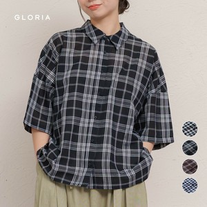衬衫 女士 色织格纹 衬衫