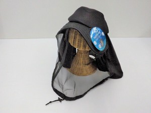 虫よけネット付メッシュフード　帽子　農業　アウトドア　ガーデニング