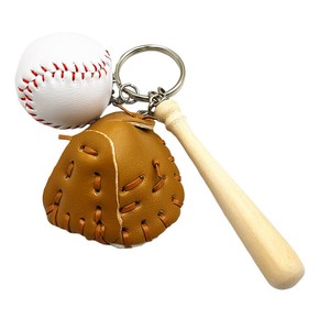 ベースボール キーホルダー 野球 スポーツ 部活 競技 バット グローブ ボール 卒業記念