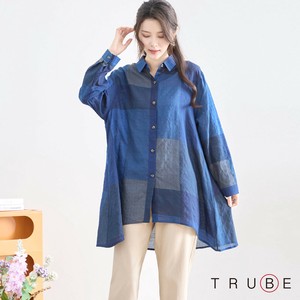 Button Shirt/Blouse Check Pattern Cotton [2025 NEW]