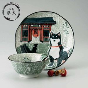 Mino ware Donburi Bowl Donburi Shiba Dog Pottery Ramen Bowl Made in Japan