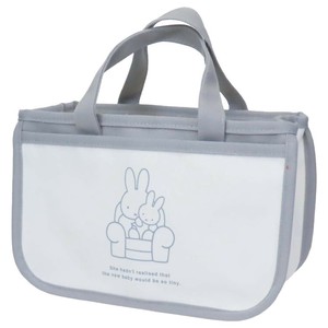 【収納用品】ミッフィー トートバスケット グレー