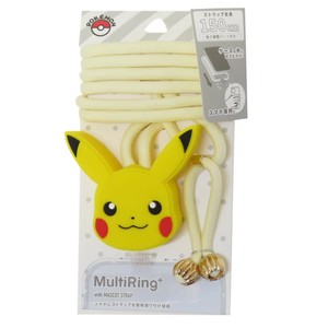 【スマホアクセ】ポケットモンスター マルチリングプラス マスコットストラップ ピカチュウ