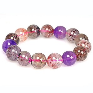 Gemstone Bracelet Rutile Quartz 14mm