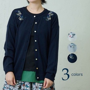 [SD Gathering] 罩衫 刺绣 emago 新商品 花卉针织 2025年 休闲 春夏