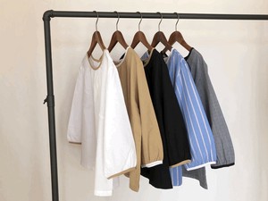 Button Shirt/Blouse Front Gathered Blouse