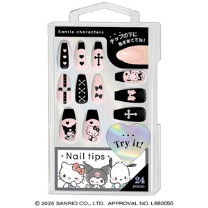 ■2025SS　新作■　サンリオキャラクターズ　ネイルチップ　ゴシックPK