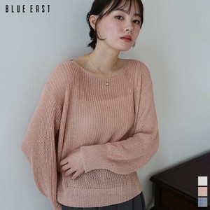 新色追加【スパンコールメッシュニット】トップス　  長袖　　ニット