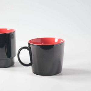 Mino ware Mug Red Colorful Western Tableware Made in Japan