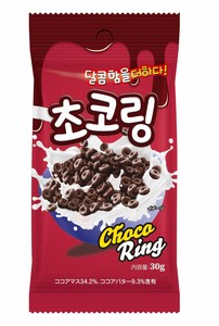 チョコリング 30g 韓国 ヨーグルト シリアル 朝食 アイスクリーム トッピング