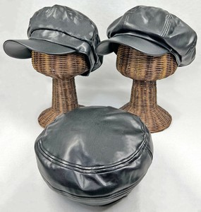 Hat/Cap Faux Leather Unisex