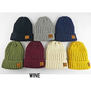 Beanie Patch Ribbed Knit [A/W]