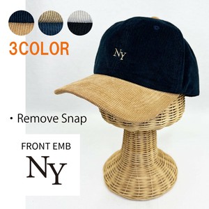 Baseball Cap Ladies fashion Bicolor Front Corduroy Men's Low-cap