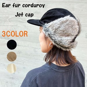 Cap Ladies fashion Corduroy Men's [A/W]