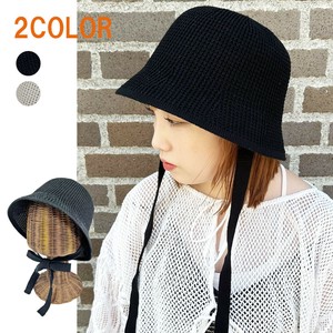 Bucket Hat Crochet Ladies fashion S/S