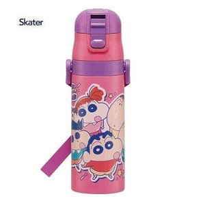 Water Bottle Crayon Shin-chan One-push Direct Skater Stainless Steel Bottle