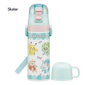 Water Bottle Skater Compact Pokemon Stainless Steel Bottle 2-way