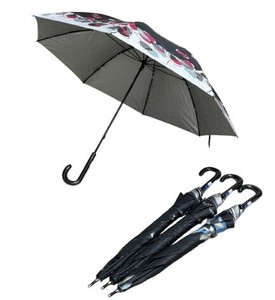 晴雨兼用 裏シルバー50cm手開き傘　雨具　雨傘　傘　晴雨兼用 日傘